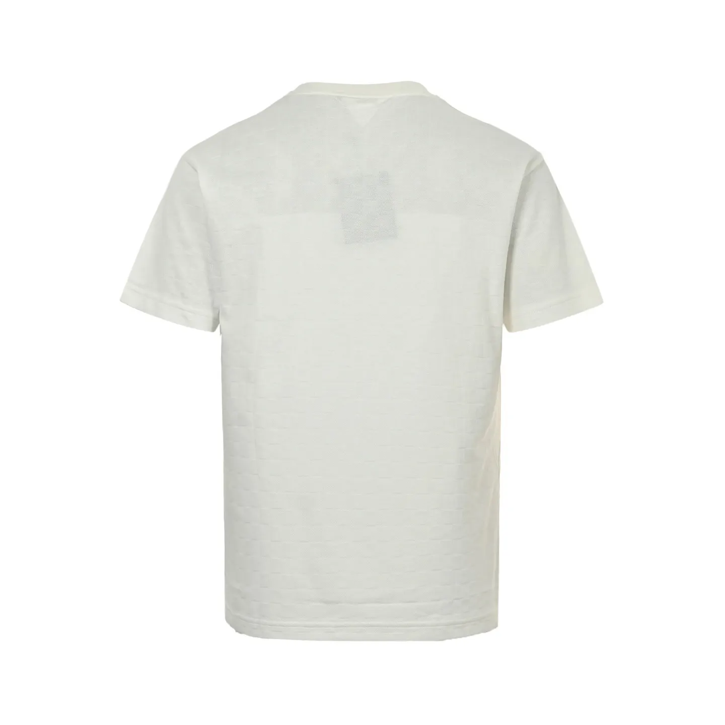 Louis Vuitton/Louis Vuitton 24ss pique checkerboard embroidered short sleeves